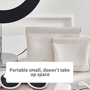 Mini Size Waterproof Portable With Shrapnel Coin Change Makeup Lipstick Toiletry Wash Bag Pouch