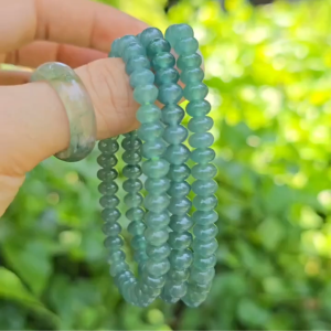 Q2546 MÃ VIP Vòng full đồng điếu Lam Ngọc trong cao băng 6.5x4.5 mm ko kén mệnh - Phong Thủy TUDO