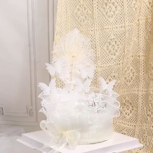 ไม่ปลอดภัย ร้านไทย | น้ำหนักท็อปเปอร์ตาข่าย ริบบิ้นผ้าลูกไม้สำหรับตกแต่งเค้ก ริบบิ้นแต่งดอกไม้ ผ้าสำหรับแต่งเค้กและดอกไม้ C33/C17 | ราคาประมาณ 999.- บาท