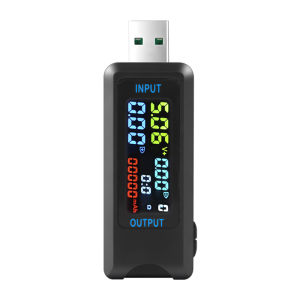 diymore | USB Type-C Bút Thử 10 Trong 1 Kỹ Thuật Số Vôn Kế Ampe Kế DC 4.5-36V 0-8A Điện Áp Dòng Điện Công Suất Đồng Hồ Đo Điện Công Cụ Chỉ Báo Sạc