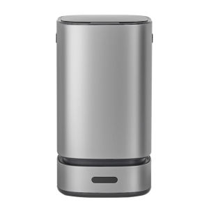Smart Sensor Large Capacity Automatic Household Garbage Can Kitchen Bathroom Toilet Stainless Steel round Bucket Shape Trash Can