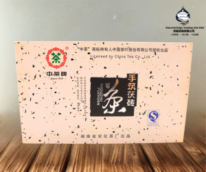中国茶叶 红茶 花园安化黑茶 手压福砖 2012年 China Tea Black Tea Garden Anhua Black Tea Hand-Pressed Fu Brick Year 2012