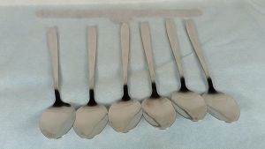 1 Lusin /12 Pcs Sendok Makan Stainless Steel Tebal Berat 47 Gram Ketebalan 3mm - LSP04