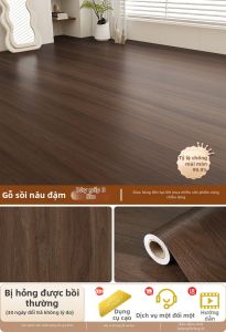 JIUYANG | Vinyl Lót Sàn Chống Trầy Xước Chống Thấm Tự Dán