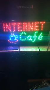 LED DISPLAY BOARD SIGNAGE-INTERNET CAFE LED LIGHT ENERGY SAVING LIGHT BILLBOARD-INTERNET CAFE