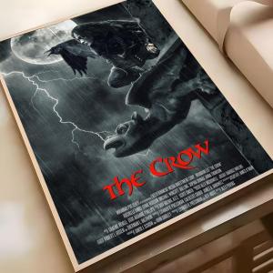 Movie T-THE CROWS Poster Easy To Install Self Adhesive HD Wall Decor Waterproof Tear Resistant Home Bedroom Perfect Gift