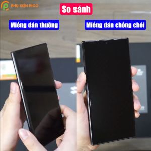 Dán màn hình Samsung Galaxy S24 Ultra / S23 Ultra / S22 Ultra full màn dẻo chống chói AR PPF UV Smart Devil