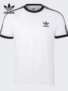 adidas | Mens Breathable Striped Sport T-Shirt
