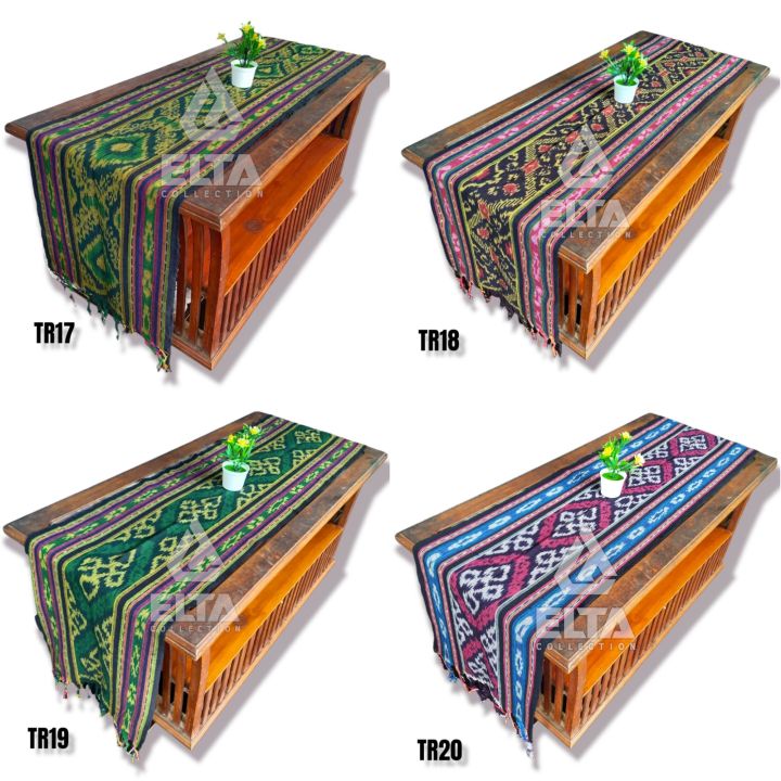 Taplak tenun hiasan etnik Runner table | Lazada Indonesia