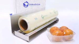 PLASTIK PEMBUNGKUS MAKANAN - FOOD WRAPPING VARIAN DELKO GREEN 10CM