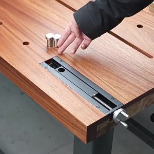 Mỏ Kẹp Bàn Làm Việc Bằng Gỗ Với Kẹp Bàn 20mm Kẹp Quán Tính Dụng Cụ Cố Định Bàn Làm Việc DIY