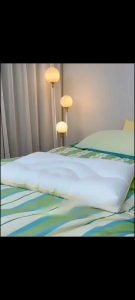 หมอนผ้าฝ้ายสำหรับใช้ในครัวเรือน หมอนผู้ใหญ่ หมอนเตี้ย นุ่ม 64X40CM