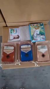17 21 Keys Kalimba Finger Piano Kalimba 17 21 Keys Thumb Piano Keyboard Musical Instrument Mbira for Beginner Music Lover 