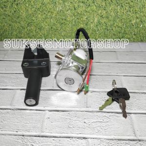kunci kontak key set assy + sadel jok motor yamaha vega zr vega rr 2013 2014