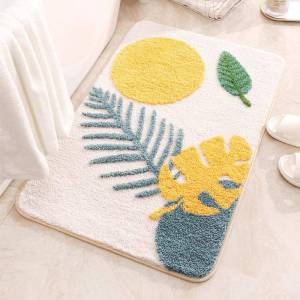 Water Absorbent Non-slip Flocked Doormat