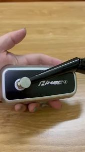 GƯƠNG GẮN BÊN TRÁI XE MÁY H2C  VIỀN TRẮNG