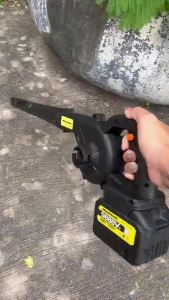 Maybuck ญี่ปุ่น รุ่นใหม่ เป่าลมไร้สาย เครื่องเป่าใบไม้ เครื่องเป่าลม แบตเตอรี่ลิเธียม พลังใหญ่ ใช้งานได้นาน พร้อมถุงเก็บฝุ่น เครื่องเป่าลมไฟฟ้า 2in1 เป่าและดูดได้  Cordless Blower