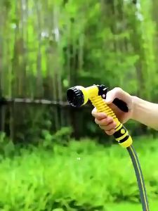 Kepala Semprotan Air Alat Cuci Motor Mobil Siram Tanaman Watergun 7 Spray Dan Watergun Magic Hose | Kepala Selang semprotan