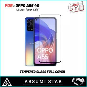 PROMO TEMPERED GLASS LAYAR ANTI BLUE-LIGHT OPPO A55 4G TG ANTI GORES LAYAR ANTI BLUE-LIGHT PELINDUNG LAYAR HENDPHONE