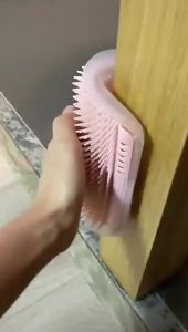Cat Massage Comb Pet Hair Removal Brush Wall Corner Interactive Cat Toy Hair Shedding Cleaning And Itching Relief Scratcher