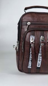 Slingbag POLO AMSTAR PU Leather Tas Selempang Pria - Desain Elegan dengan Kulit Sintetis Berkualitas Terbaik (IMPORT)