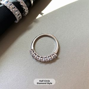 CAFFTI | Shining Full-drill Zircon Ring Light Luxury Niche Design