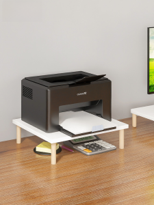 Desktop Printer Stand Riser Base Elevator Large Size Layered Support Bracket Wood Simple Modern Style Adult Suitable Furniture