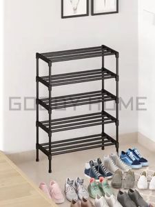 GOODY 4/5/6/7/8 Layers Shoe Rack Stainless Steel Stackable Shoes Organizer Storage Stand