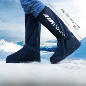 Thickened Waterproof Snow Shoes Covers Anti-Slip Mountain Climbing Rain Boots High-Tube Shoe Covers for Rainy Days Outdoor Use