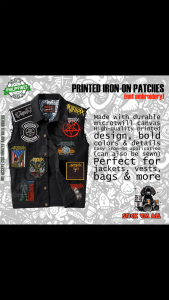ANTHRAX -inspired Printed Iron-On DIY Patches for Jacket Decoration. Features 2026 patches with band logos and album art. Suitable for customizing denim jackets. Ideal for rock music enthusiasts.