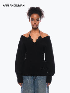ANN ANDELMAN | Lace Trimmed High-Neck Off-Shoulder Sparkling Sequin Knit Jacket