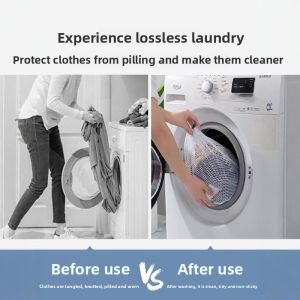 MONLEYTA | Large Mesh Laundry Bag For Wool Sweater Down Jacket Cashmere Sweater Drum Washing Machine Anti-Deformation Fine Net