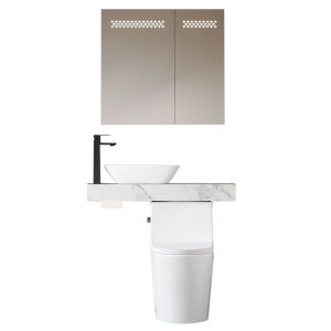 NIUNAISI | Integrated Narrow Sink and Toilet Bathroom Unit