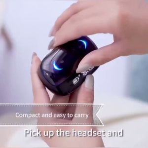 TWS หูฟังบลูทูธ ชุดหูฟังไร้สาย หูฟังอินเอียร์กับ สมาร์ททัช หูฟังลดเสียงรบกวน CVC 8.0 ชูนิก หูฟังสำหรับเล่นเกม BT V5.2 พร้อมไมโครโฟน หูฟังแบบสปอร์ต