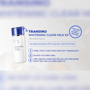 Bộ 2 Sản Phẩm TRANSINO gồm Uv Concealer - Clear Milk