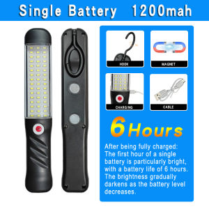 Others | Handheld Rechargeable Work Lamp USB 5V Portable Vehicle Floodlight Repair Light High Brightness Magnet Multi-purpose Emergency