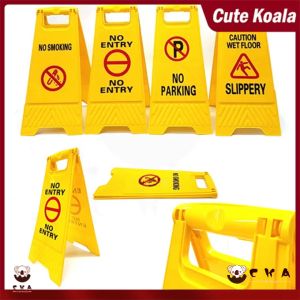 【Local shipment】No Parking Sign Board / PVC A Frame No Parking Sign / A Frame No Smoking Sign / Caution Wet Floor Sign Board / Slippery Sign / No Entry Sign / Safety Signage A-board A Frame Sign Board