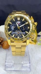 Jam Tangan Pria Kasual Import Tahan Air Asli Mewah Premium Original New Model Formal Bisnis Kalender Date Stainless Steel Titanium Anti Karat Quartz Aksesoris Arloji Men Watches Cowok Kerja Kaca Tebal Tahan Gores Menyala Tempat Gelap  -JV17