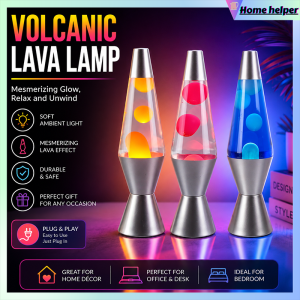 Aluminum Alloy Lava Lamp Indoor Decoration Landscape Romantic Atmosphere Stone Lamp Lavalamp Night Light