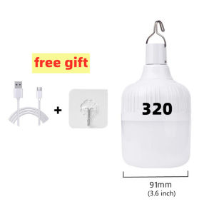 Portable LED Camping Lights Rechargeable Emergency Bulb Hook High Power Tent Lantern Outdoor Hiking Fishing Night Light