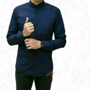 Kemeja Polos Pria Warna PUTIH Bigsize M - XXXL Formal non Formal Kemeja Lengan panjang Masa Kini