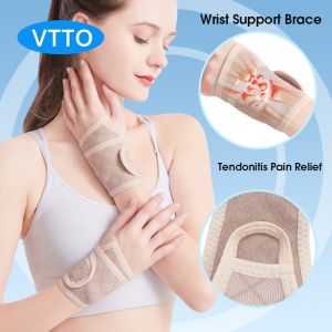 ผ้าพันดามข้อมือมืออาชีพ 1ชิ้น ปรับสายรัดข้อมือ ย้อนกลับ ได้สำหรับ ปกป้องกีฬา / เอ็นอักเสบ ระบบปวด / ข้อมือมีหลุม โรคข้ออักเสบ การฟื้นตัวจากการบาดเจ็บ