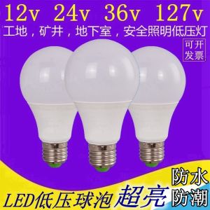 Low Voltage AC 24V 36V LED Bulb Screw Base for Tunnel Construction Site Mine Energy Saving Lamp Indoor Special Lighting