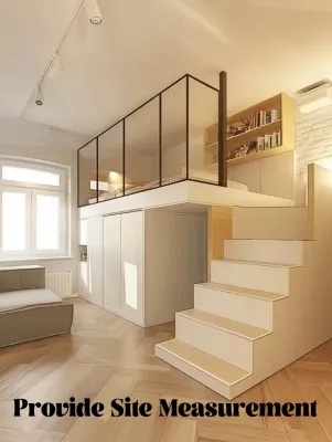 【SG Local Contractor】【Custom Furniture】Customized Loft Bed with staircase/ Furniture Customization/ Bedroom design & Renovation
