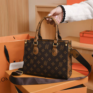 กระเป๋าถือทรงสี่เหลี่ยมพิมพ์ลายแฟชั่นสำหรับผู้หญิง กระเป๋าสะพายข้างแบบสะพายข้าง กระเป๋าถือ PU สำหรับเดินทาง กระเป๋าถือแบบสะพายข้าง