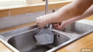 GANTUNGAN KRAN WASTAFEL / TEMPAT SPON SABUN SERBAGUNA