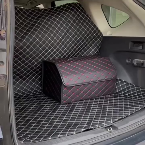 กล่องเก็บของในรถยนต์ กล่องเก็บของกันน้ำในรถ กล่องอเนกประสงค์ กระโปรงหลังพับได้ แบบพับ ได้แบบมัลติฟังก์ชั่น รองรับช้อปปิ้ง แคมป์ปิ้ง ปิกนิก