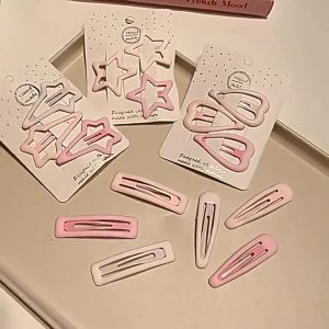 3 ชิ้น กิ๊บติดผมเด็ก เส้นกระดูกดวง กระดูกรูปทรงวัย แฟชั่นเกาหลี สีลูกกวาด ACFUNY