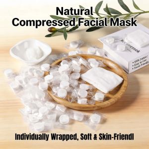 Compressed Towels Disposable Soft Water Absorbent Individually Wrapped Portable Travel Face Hand Towels for Camping Hotel Gym