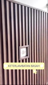Woodpanel Dekorasi Rumah Mewah Wallpanel 200x12mm 2.9Meter Composite Echo Wood / Wood Panel WPC